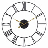 Часы 4848-004 Часы настенные круг d=45см открытая стрелка чёрный "Классика" Рубин